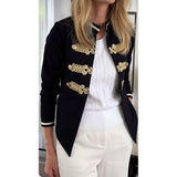Twiggy Stretch Denim Jacket With Gold Brocade - RESTOCKED IN ALL SIZES!