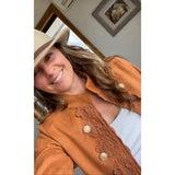 Austere Suede Touch Jacket in Toffee