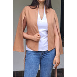 Astound Cape Sleeve Jacket in Camel