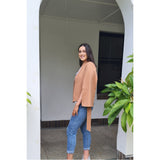 Astound Cape Sleeve Jacket in Camel