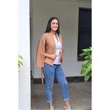 Astound Cape Sleeve Jacket in Camel