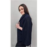 Astound Cape Sleeve Jacket in Black