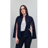 Astound Cape Sleeve Jacket in Black