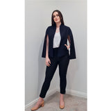 Astound Cape Sleeve Jacket in Black