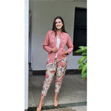 Austere Suede Touch Jacket in Blush