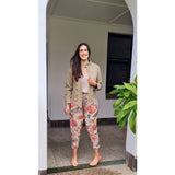 Austere Suede Touch Jacket in Pistachio Green