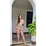 Austere Suede Touch Jacket in Pistachio Green