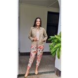 Austere Suede Touch Jacket in Pistachio Green