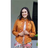 Austere Suede Touch Jacket in Toffee