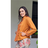 Austere Suede Touch Jacket in Toffee