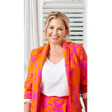 True Blazer Jacket in Bright Floral Print - ALMOST SOLD OUT