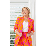 True Blazer Jacket in Bright Floral Print - ALMOST SOLD OUT