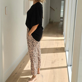 Adapt Cropped Print Pant in Leopard