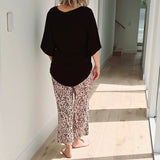 Adapt Cropped Print Pant in Leopard