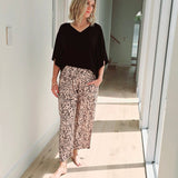 Adapt Cropped Print Pant in Leopard