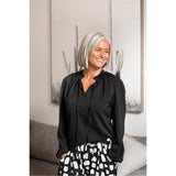 Astor Tie Neck Blouse Long Sleeve