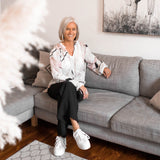 Astor Tie Neck Blouse Long Sleeve