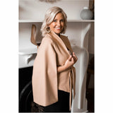 Astound Cape Sleeve Jacket in Camel