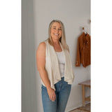 Temper Sleeveless Linen Jacket