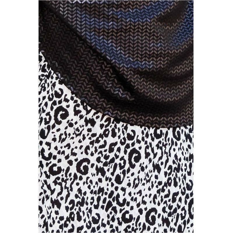 Trick Maxi Skirt in Grey Leopard