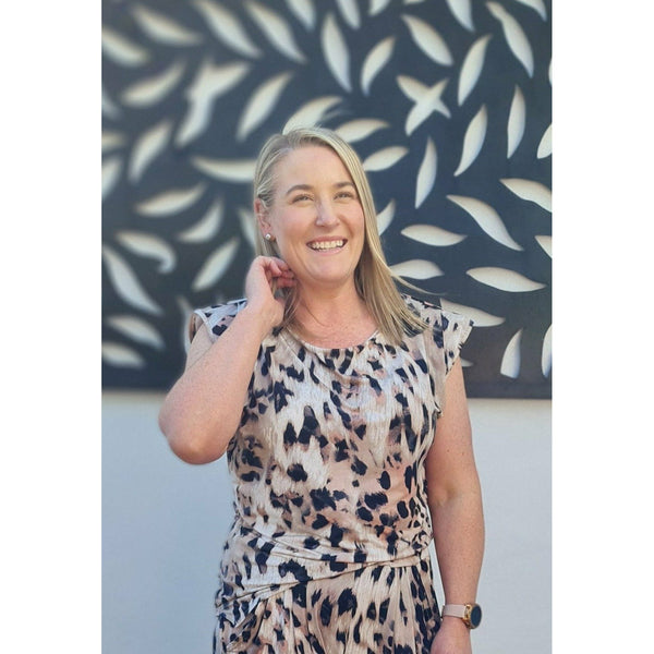 Assume T Shirt Top in Leopard