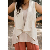 Temper Sleeveless Linen Jacket
